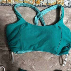 In search of bombshell sportswear Large green ombre top